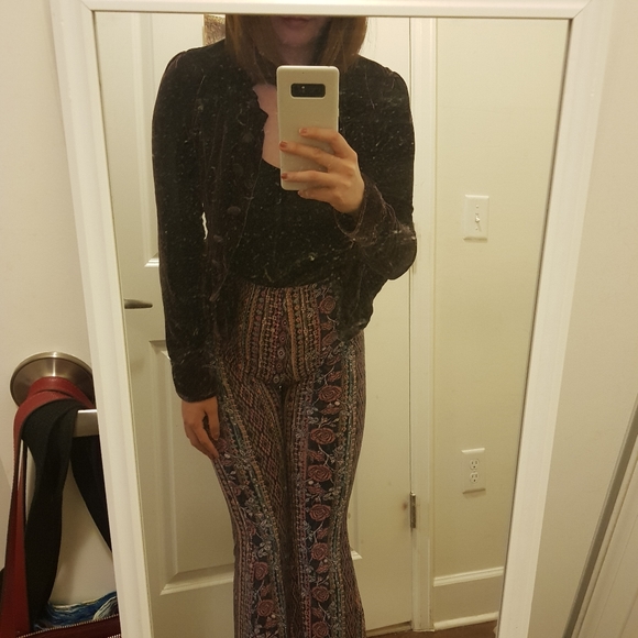 Brown velvet vintage jacket - Picture 2 of 5